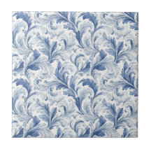 Blue French Country Toile Pattern