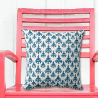 Blue French Toile Pattern