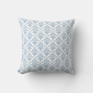 Blue French Toile Pattern Cushion