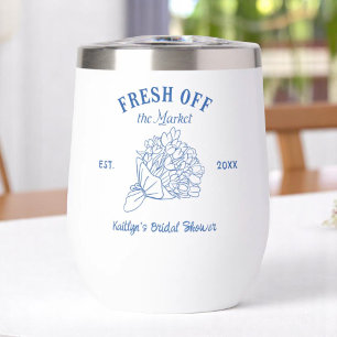 Blue Fresh Off The Market Bridal Shower