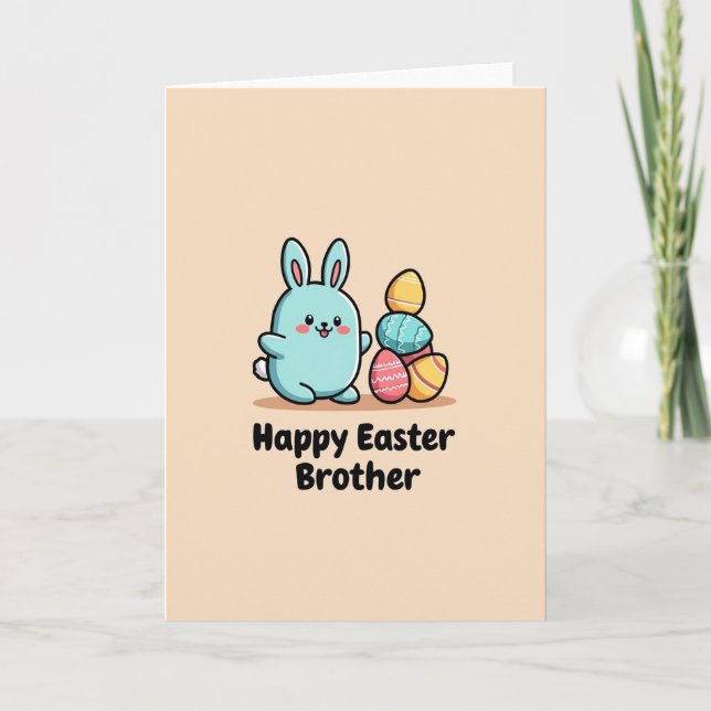 Blue Friend Easter Card (Front)