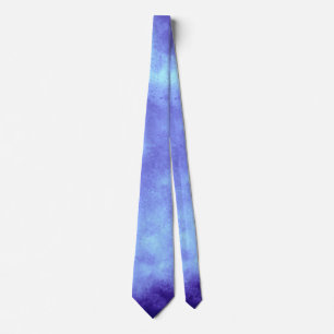 Blue Frost Cloud Effect  Neck Tie