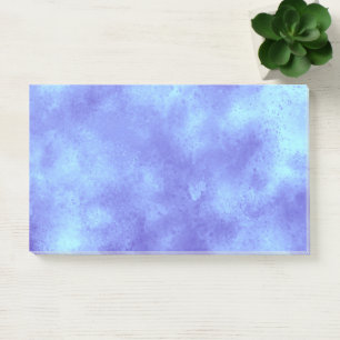 Blue Frost Cloud Effect Post-It Notes