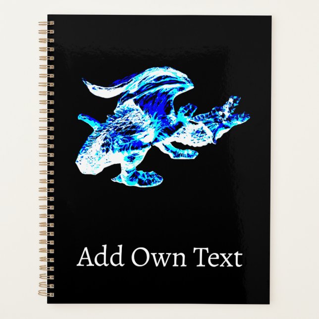 Blue Frost Dragon Planner (Front)