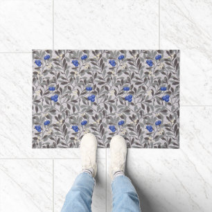 Blue Fruit, William Morris Doormat