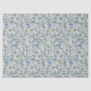 Blue Fruit, William Morris Tissue Paper