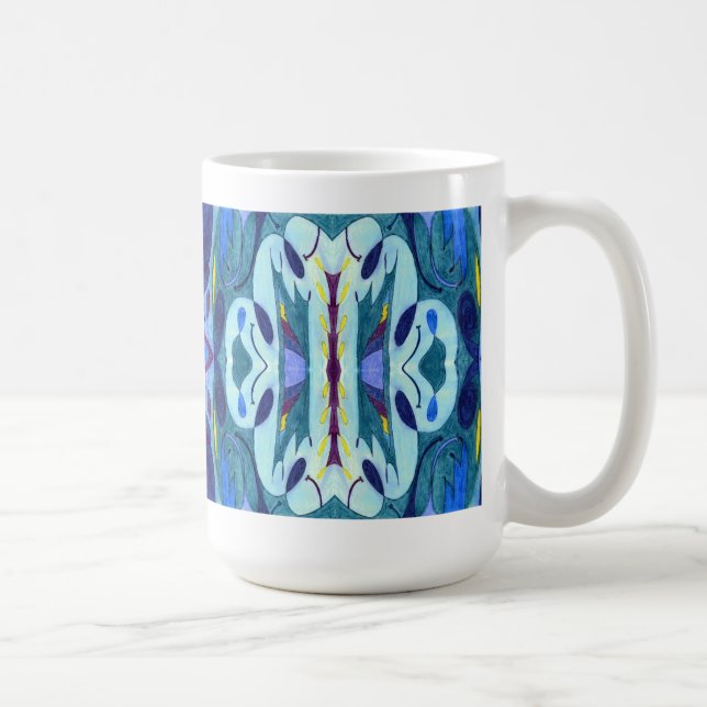 Blue Fumes Coffee Mug (Right)