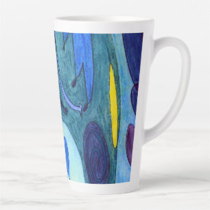 Blue Fumes Latte Mug