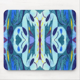 Blue Fumes Mouse Pad