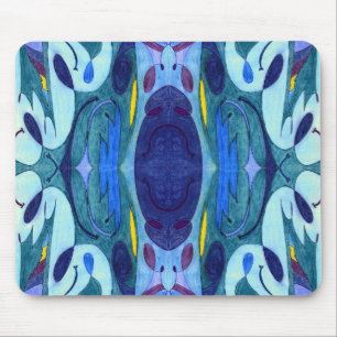 Blue Fumes Mouse Pad