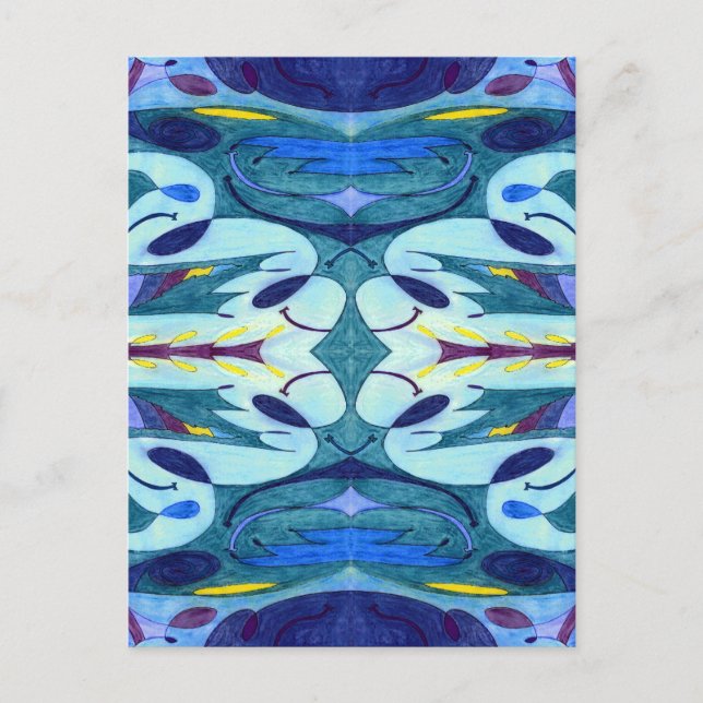 Blue Fumes Postcard (Front)