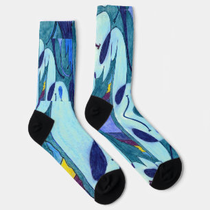 Blue Fumes Socks
