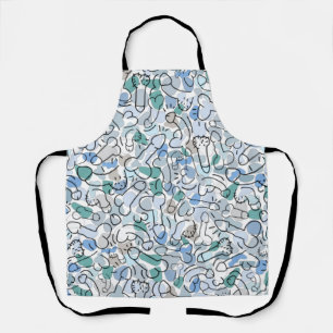 blue fun men gift apron