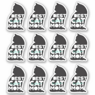 Blue Funny Mother's Day Best Cat Mum Ever