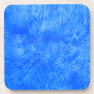 Blue Fur Frenzy Beverage Coaster