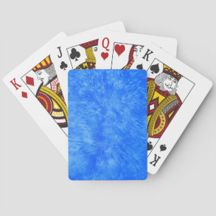 Blue Fur Frenzy Playing Cards