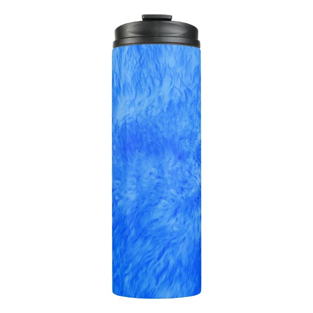 Blue Fur Frenzy Thermal Tumbler (Front)