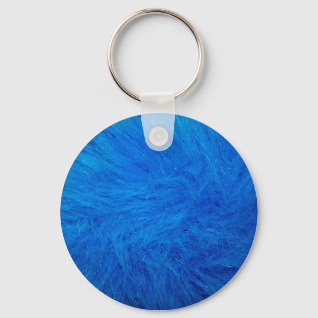 Blue Fur Key Ring (Front)