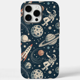 Blue Galaxy Adventure iPhone 16 Pro Max Case