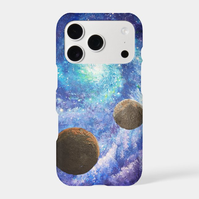 Blue galaxy and planets (Back)