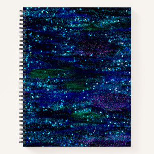 Blue Galaxy Notebook