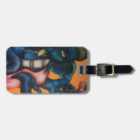 Blue Ganesha Luggage Tag