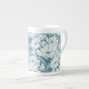 Blue Garden Bone China Mug