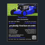 Blue Garden Lawn-Mower, Lawn Care Services Flyer<br><div class="desc">Blue Garden Lawn-Mower,  Lawn Care Services Advertising Flyer by The Business Card Store.</div>