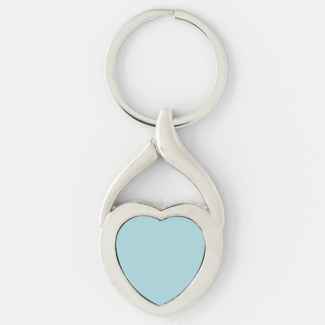 Blue Garter - Pale Baby Blue Uptown Girl Designer Key Ring (Front)