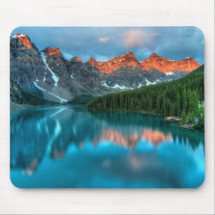 Blue Gaze Mountain Lake Mousepad