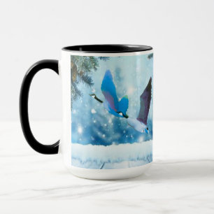 Blue Geese Mug