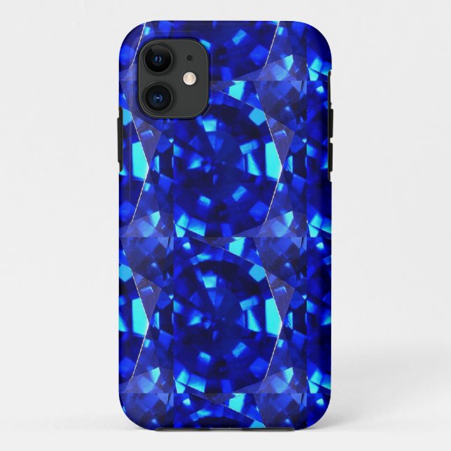blue gem stone Case-Mate iPhone case (Back)