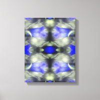 Blue Gentian Flower Multiplied Abstract Nature