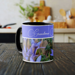 Blue Gentian Photo Mug