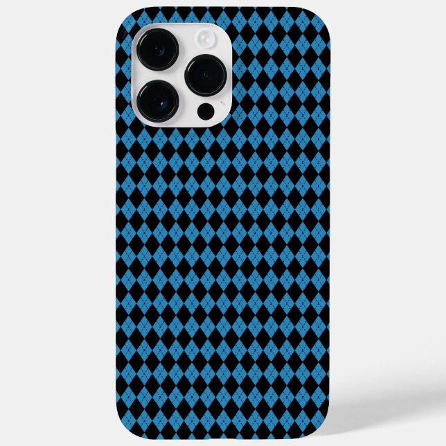 Blue Geometric Case-Mate iPhone Case (Back)