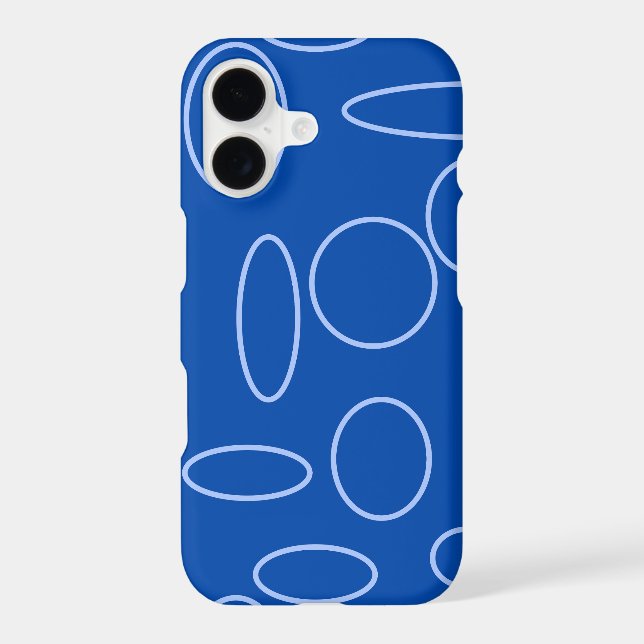 Blue Geometric Circles (Back)