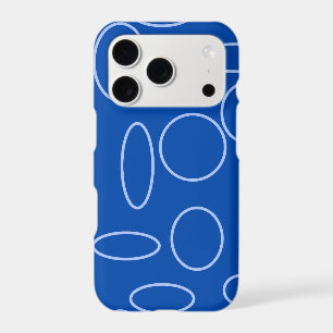 Blue Geometric Circles