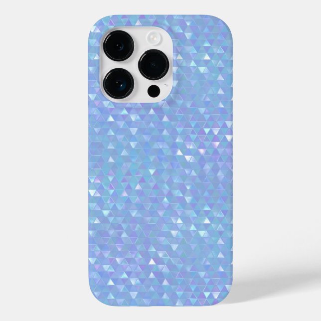 Blue Geometric Mobile Phone Case (Back)