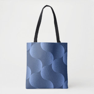 🔵 Blue Geometric Modern Minimal Gift Decor🔵 Tote Bag