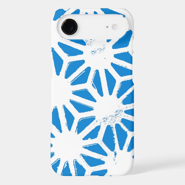 Blue geometric pattern (Back)