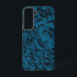 Blue Geometric Polygons Galaxy S22 Cases<br><div class="desc">Protect your phone with a sleek,  durable,  cushioned Galaxy S22 phone case. Featuring blue geometric polygons design. Check phone model for the best fit before ordering.</div>