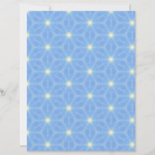 Blue Geometric Scrapbook Paper
