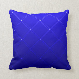 Blue Ghost Dragon Abstract Art Throw Pillow