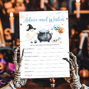 Blue Ghost Little Boo Advice and Wishes Game