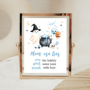 Blue Ghost Little Boo Mum Osa Bar Sign