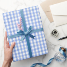 Blue Gingham Breeze