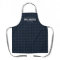 Blue gingham check grill master personalized