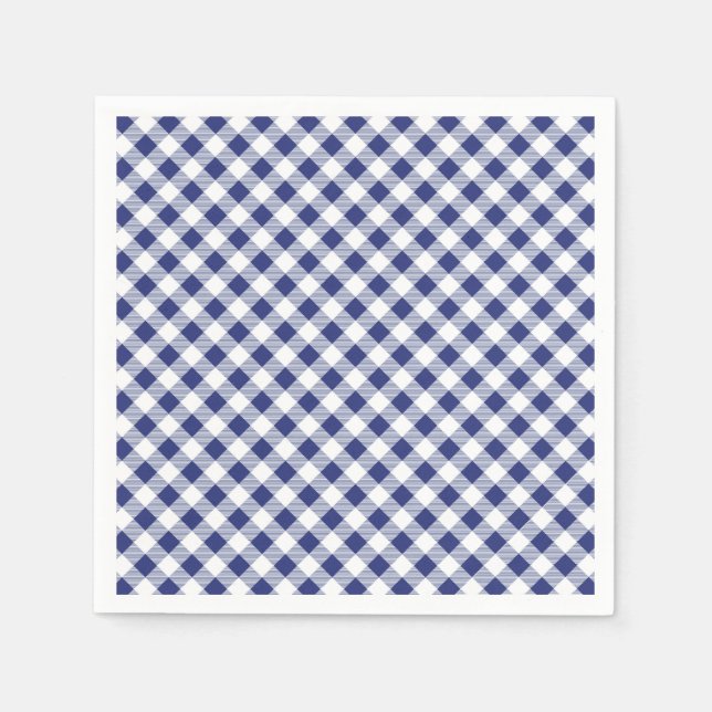Blue Gingham Napkin (Front)