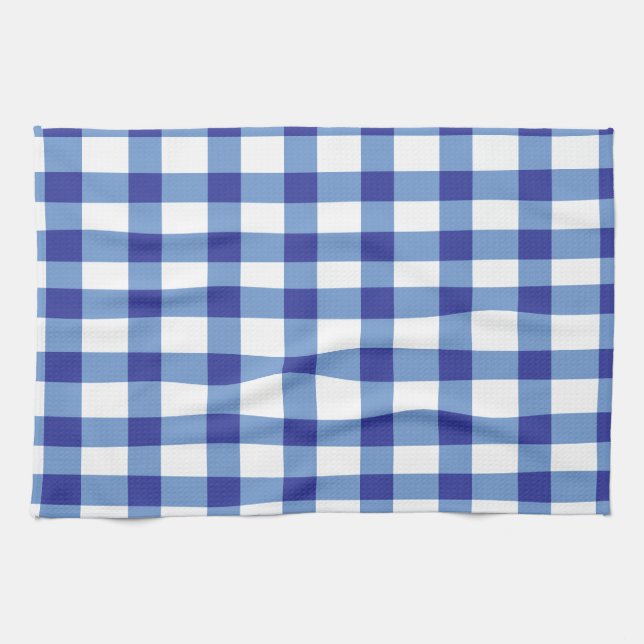 Blue Gingham Tea Towel (Horizontal)