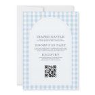 Blue Gingham We Can Bearly Wait All in One 